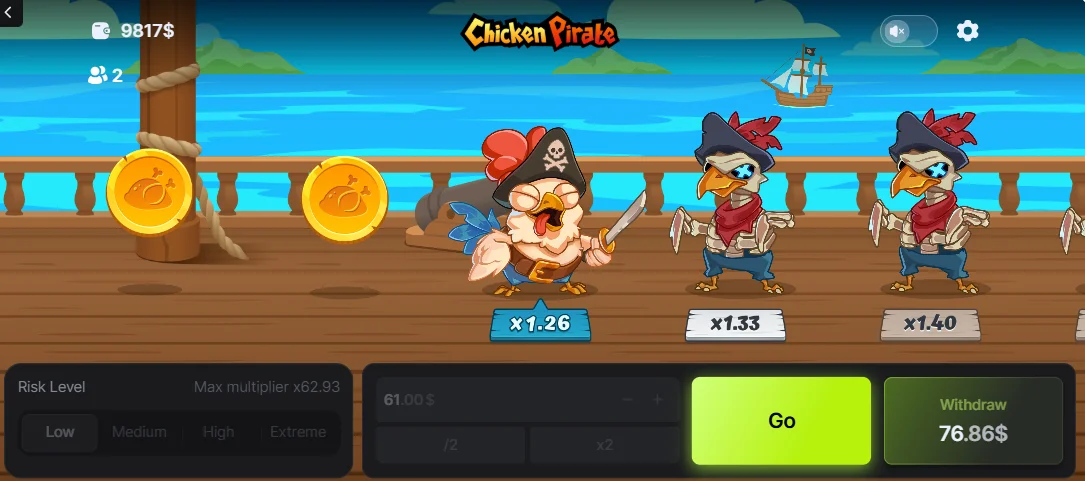 Chicken Pirate Gra