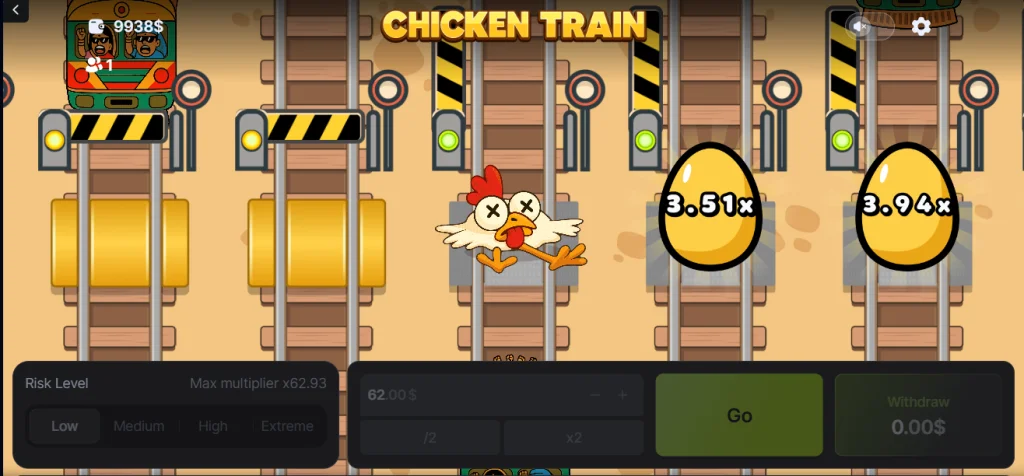 Chicken Train Gra Demo