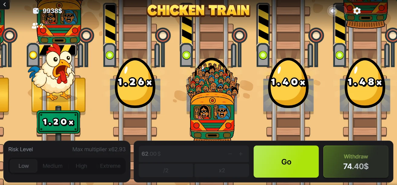 Chicken Train Gra