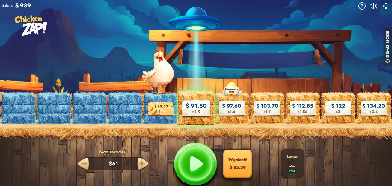 Demo Gra Chicken Zap