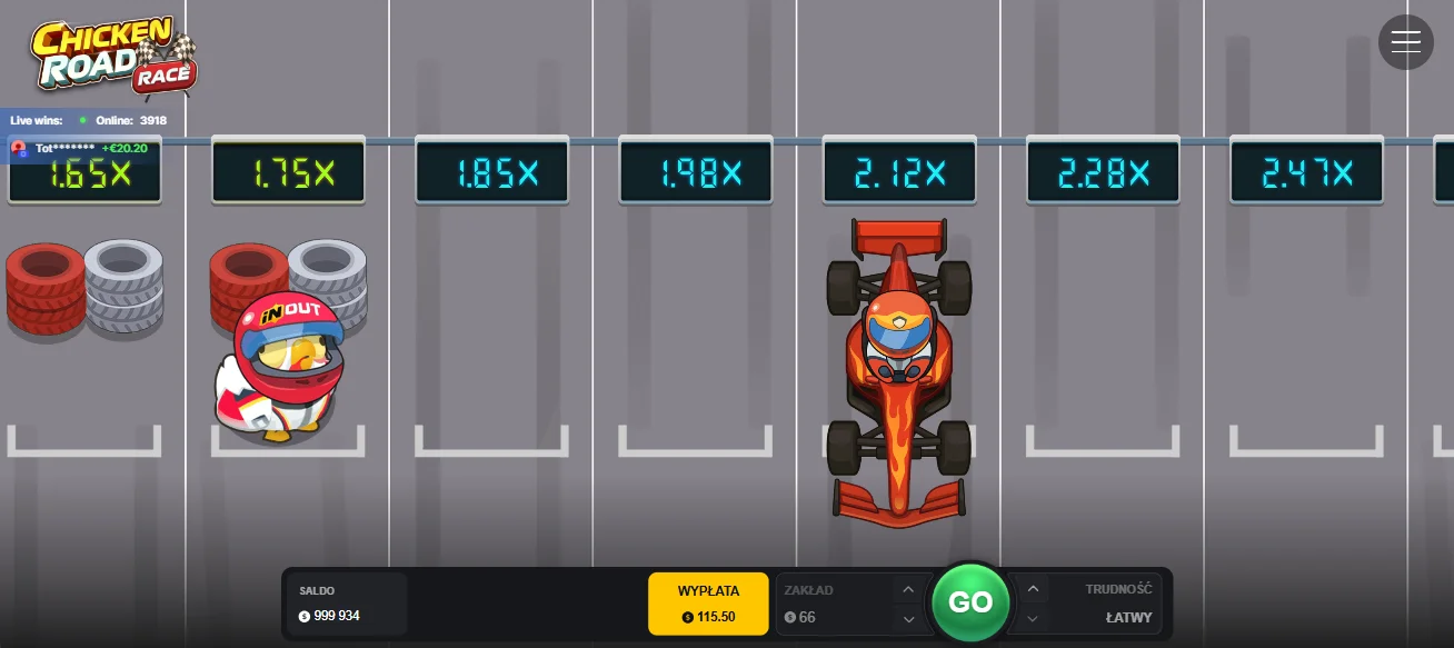 Gra Chicken Road Race