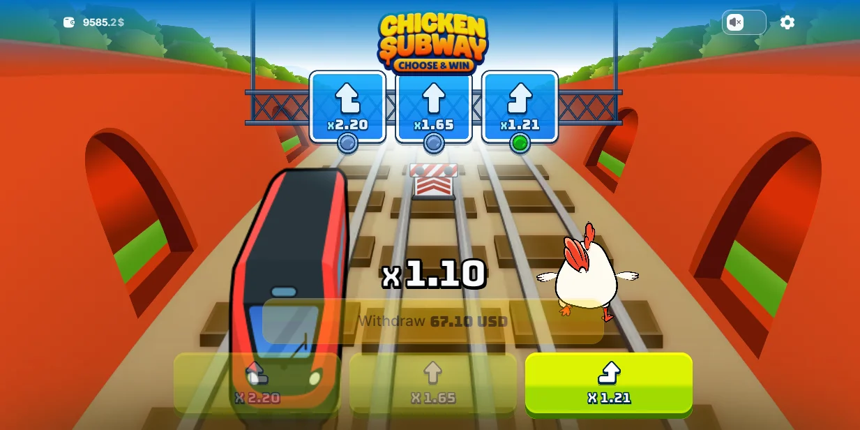 Gra Chicken Subway