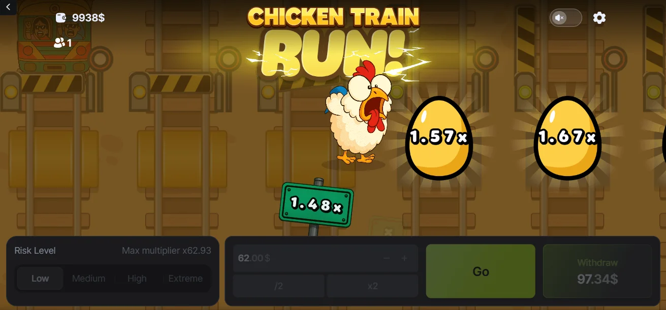 Gra Chicken Train